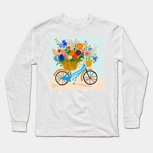 Springtime cycling II Long Sleeve T-Shirt